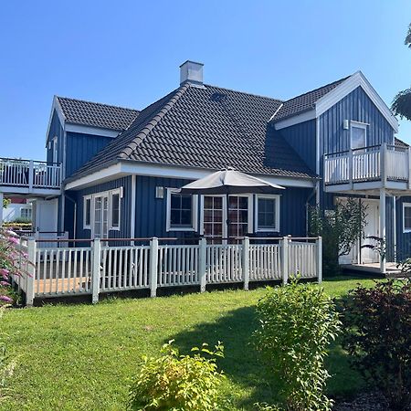 Blaues Haus Am See Wendisch Rietz Bagian luar foto